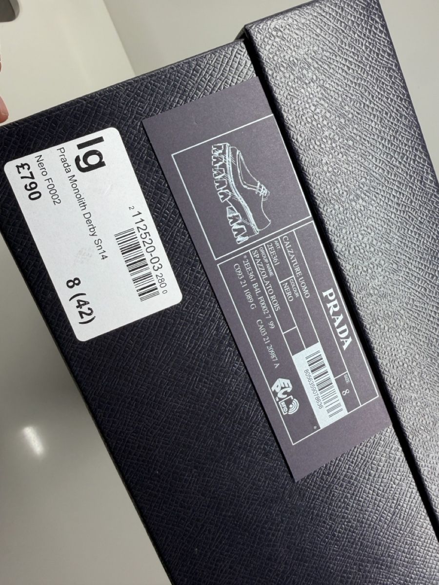 Prada Scarpe da uomo: Prada Monolith Derby EU. 42 – Usato da Giubiasco venduto da mat_n8k5 7