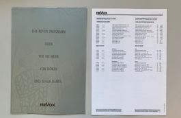 ORIGINAL VINTAGE REVOX PROGRAMM PROSPEKT 1990