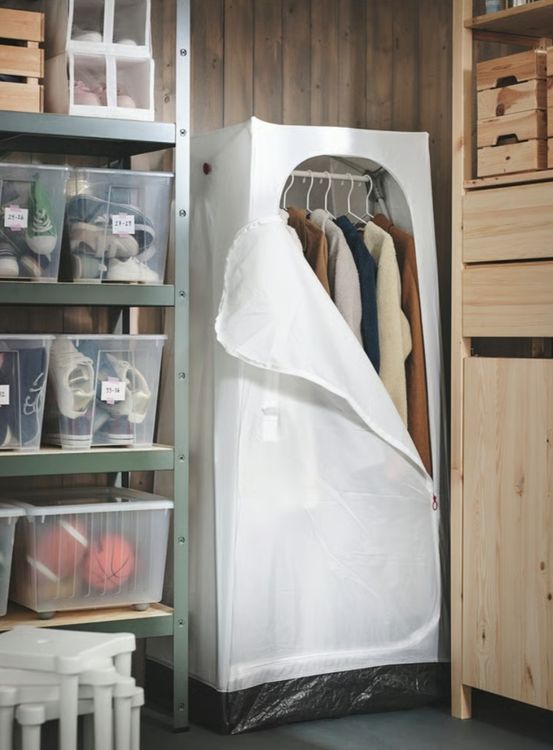 Stoff-Kleiderschrank VUKU von IKEA (Neu und originalverpackt) in Schmerikon für CHF 5 – mit Lieferung auf Ricardo kaufen
