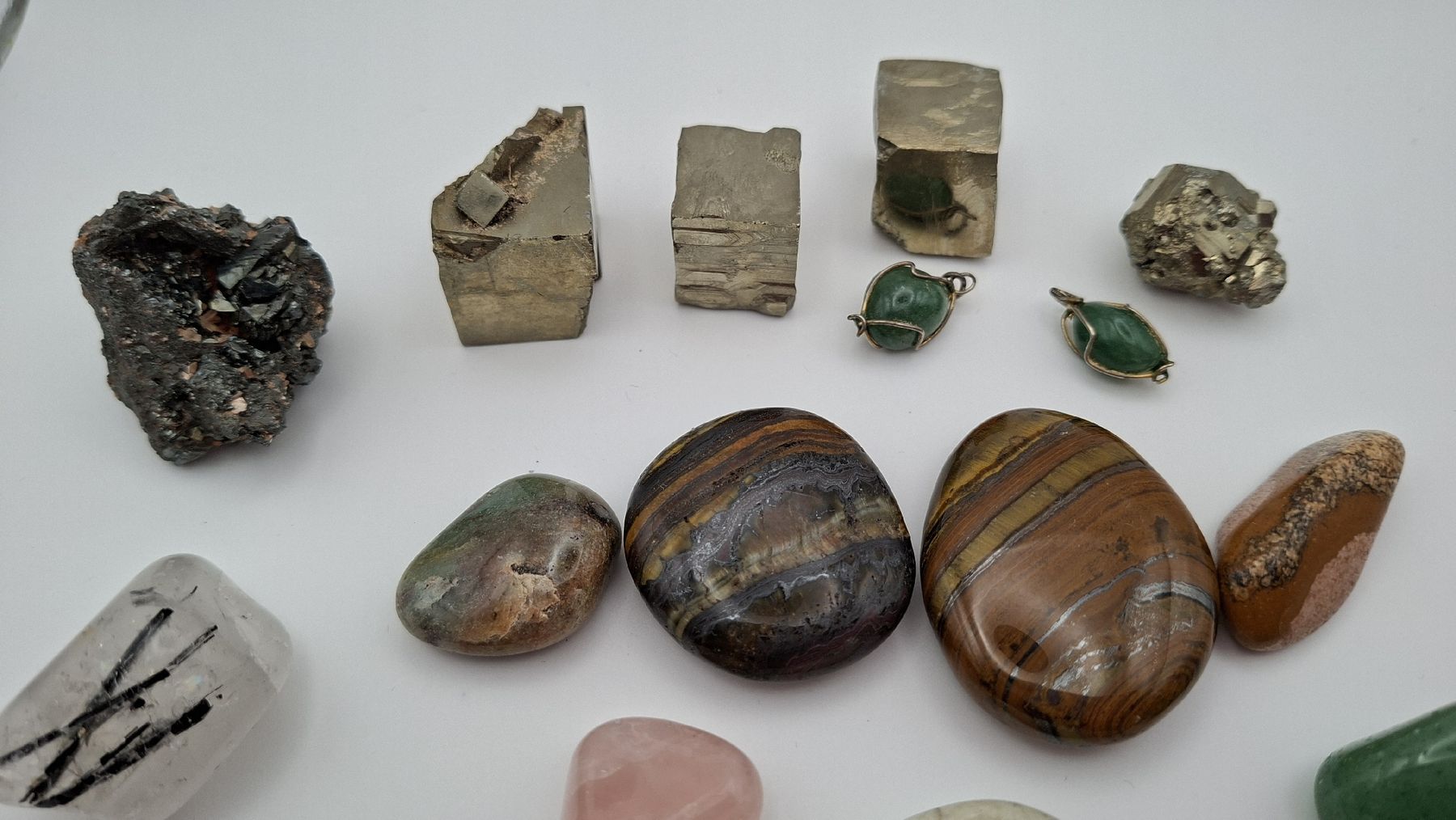 Minerali & Pietre curative: Sammlung von div. Halb-Edelsteinen und Mineralien – Usato da Kriens venduto da Wolly85 3