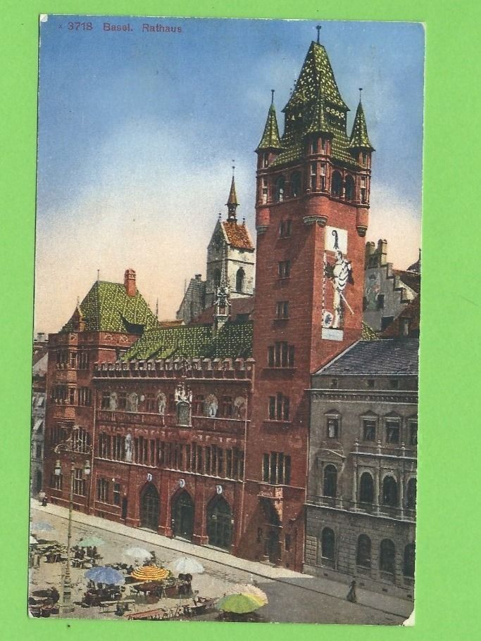 Cartoline postali: Basel Rathaus – Usato da Zürich venduto da t24_de