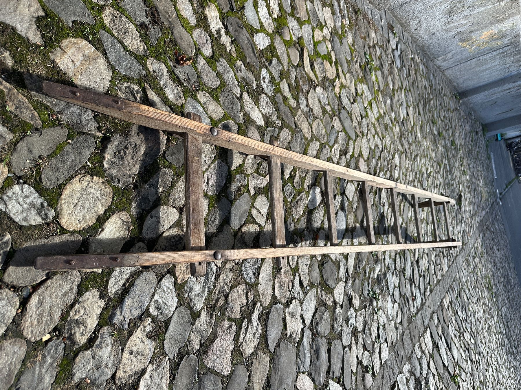 Scale: grosse Holzleiter Sprossenleiter – Usato da Zürich venduto da atlantis77 7