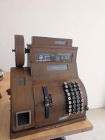 Kasse National Registrierkasse, Holz, Vintage 