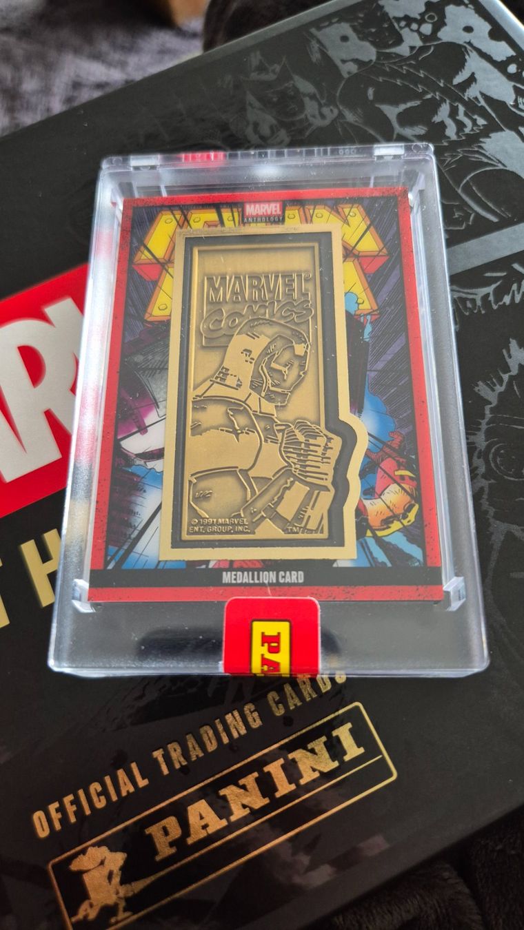 Topps Sammelbilder & Trading cards: Iron Man - Medallion Card - Panini Marvel Anthology – Neu (gemäss Beschreibung) aus Burg AG von Danoe