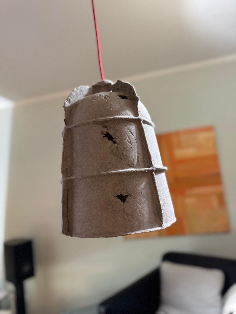 Lustres & lampes de plafonds: Lampe Eternit Mold Hängelampe - Industrie – D'occasion à Fahrweid par ST-ES 3
