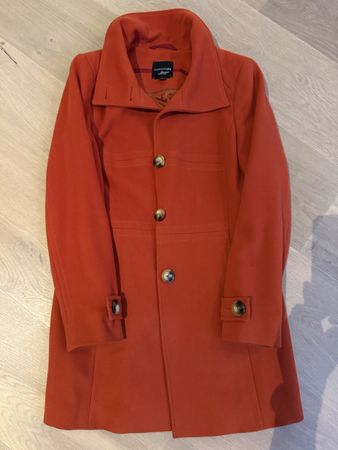 Damen Mantel Comma orange, Gr. 36