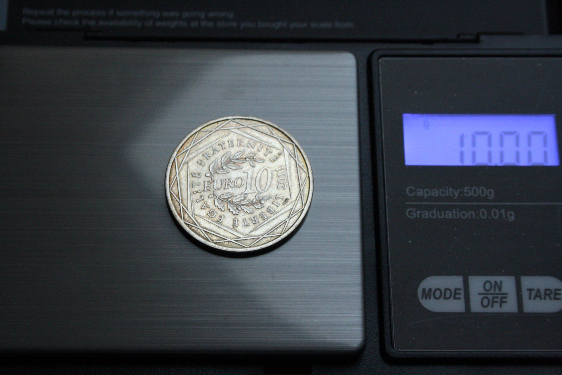 10.- Euro France AR 10grs (D'occasion) à Cormondrèche pour CHF 1 – avec ...