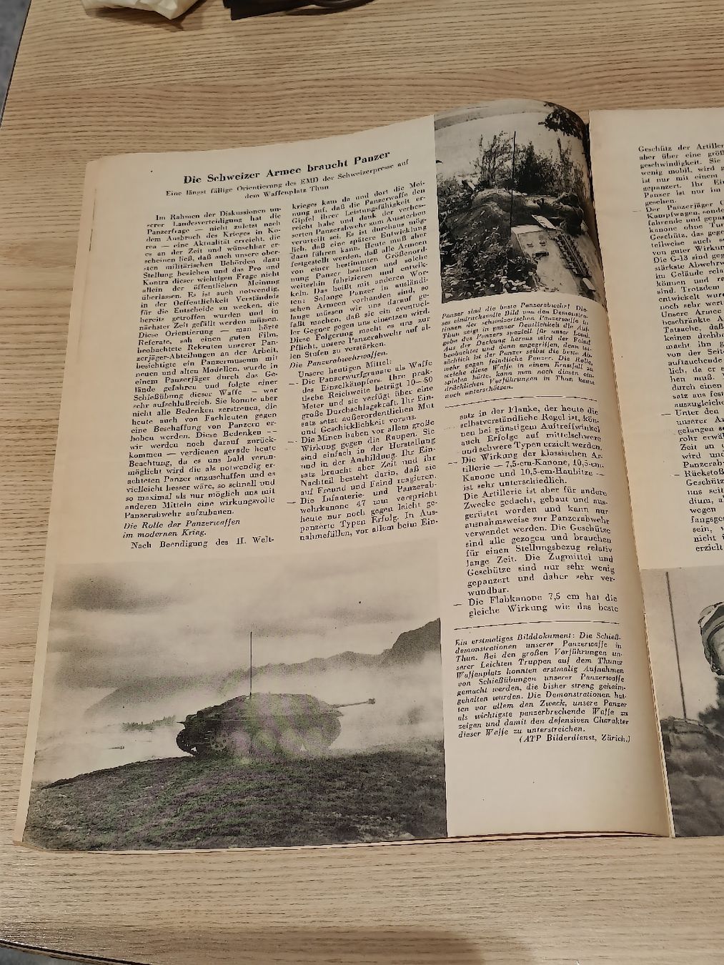 Riviste & Magazine: Wehrzeitung / Der Schweizer Soldat Ausgabe 1950 – Usato da Brugg AG venduto da Ente015 2