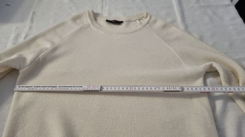 Pullover & Sweatshirts: Edler wollweisser Pullover der Marke SET, Gr. M – Gebraucht aus Zuchwil von Arche0 6