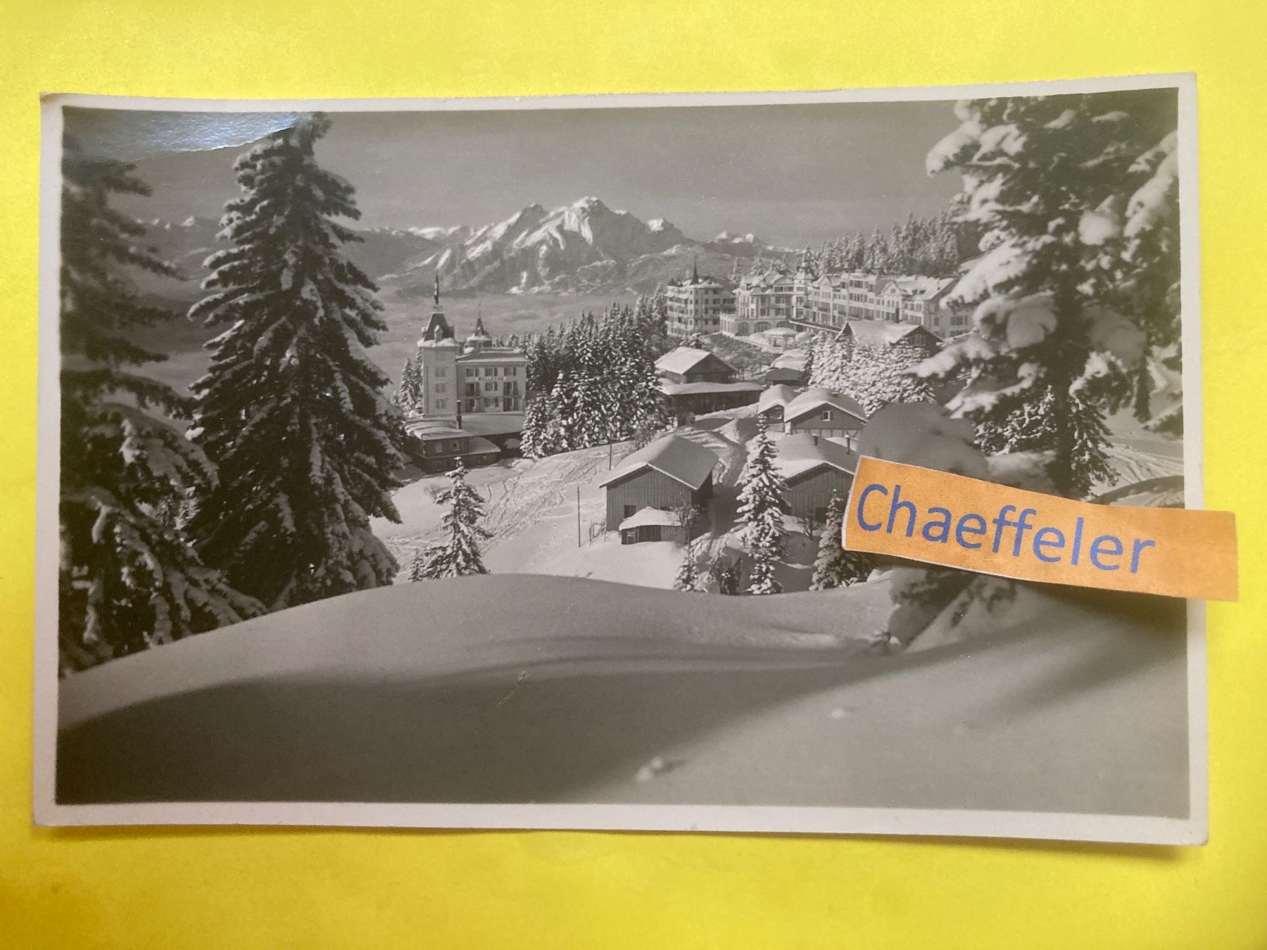 Cartoline postali: 1941 Rigi-Kaltbad – Usato da Zürich venduto da Chaeffeler