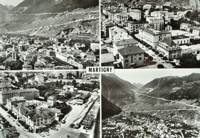 Cartes postales: MARTIGNY vue aérienne – D'occasion à Jona par philajona