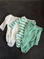 3 Langarm Bodys Set Gr. 50/56, Newborn, Kleiderpaket