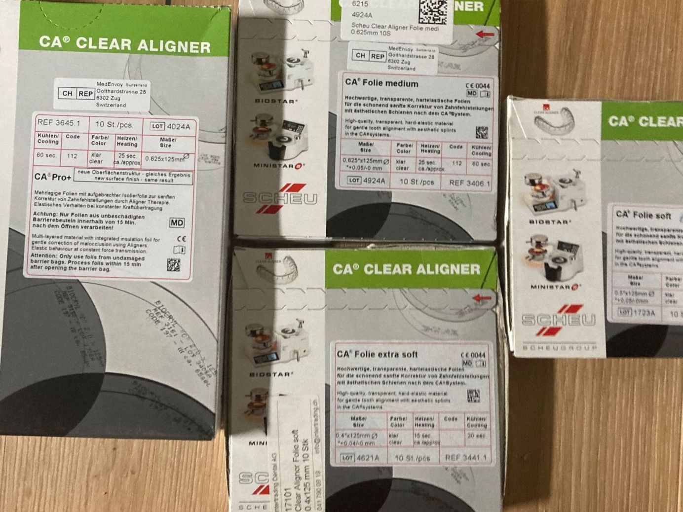 Folien: Scheu CA folien Original verpackt – Gebraucht aus Kaltbrunn von Silberkiste