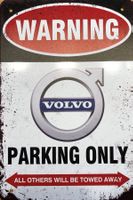 Volvo Parking Only Blechschild S60 V60 S90 V90 XC40 XC60 EN