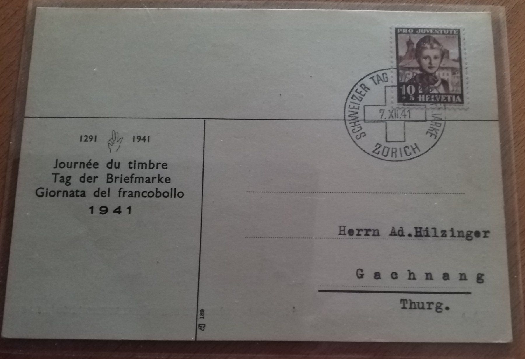 Alle Briefmarken: 118) 1941 Tag der Briefmarken LP – Gebraucht aus Baden von Eggi