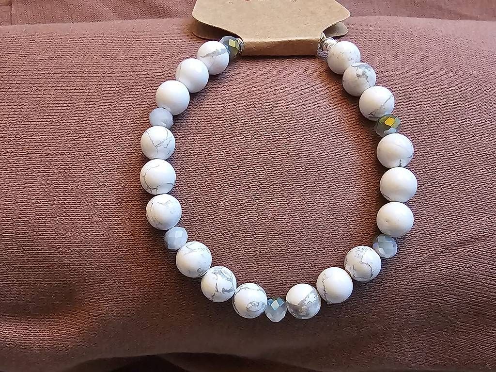 Bracciali & Braccialetti: Armband aus Glas und Echtsteinperlen – Usato da Schmerikon venduto da Puertobonita_81