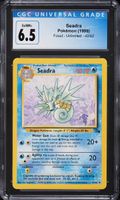 1999 Pokemon Fossil Seadra #42 CGC 6.5 EXMT+