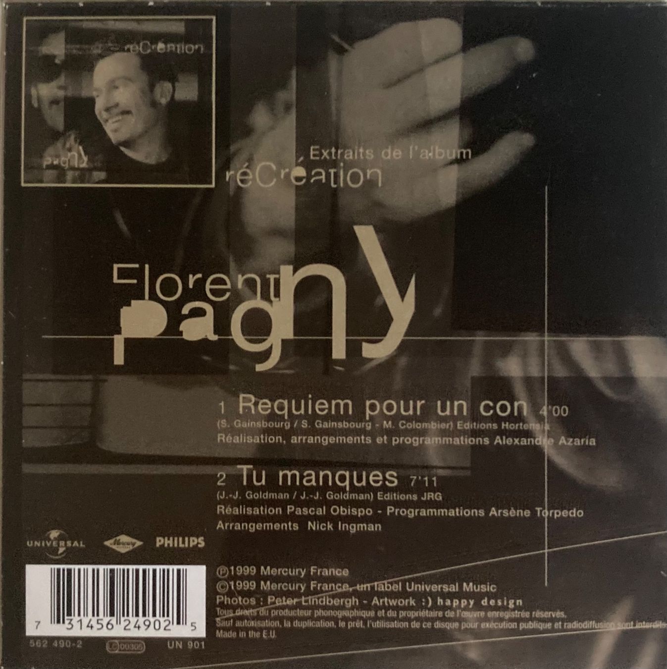 CDs: FLORENT PAGNY - REQUIEM POUR UN CON – Gebraucht aus Poliez-Pittet von Newtown-Records 1