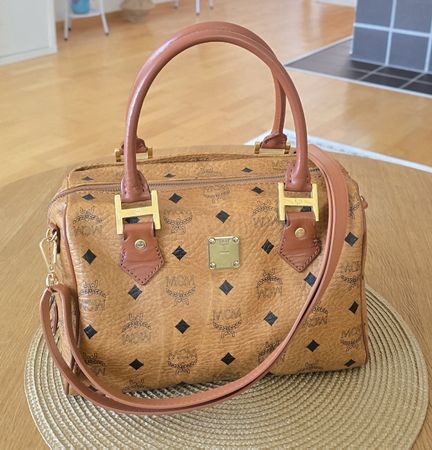 MCM Speedy  Vintage Boston 25 Heritage Cognac 
