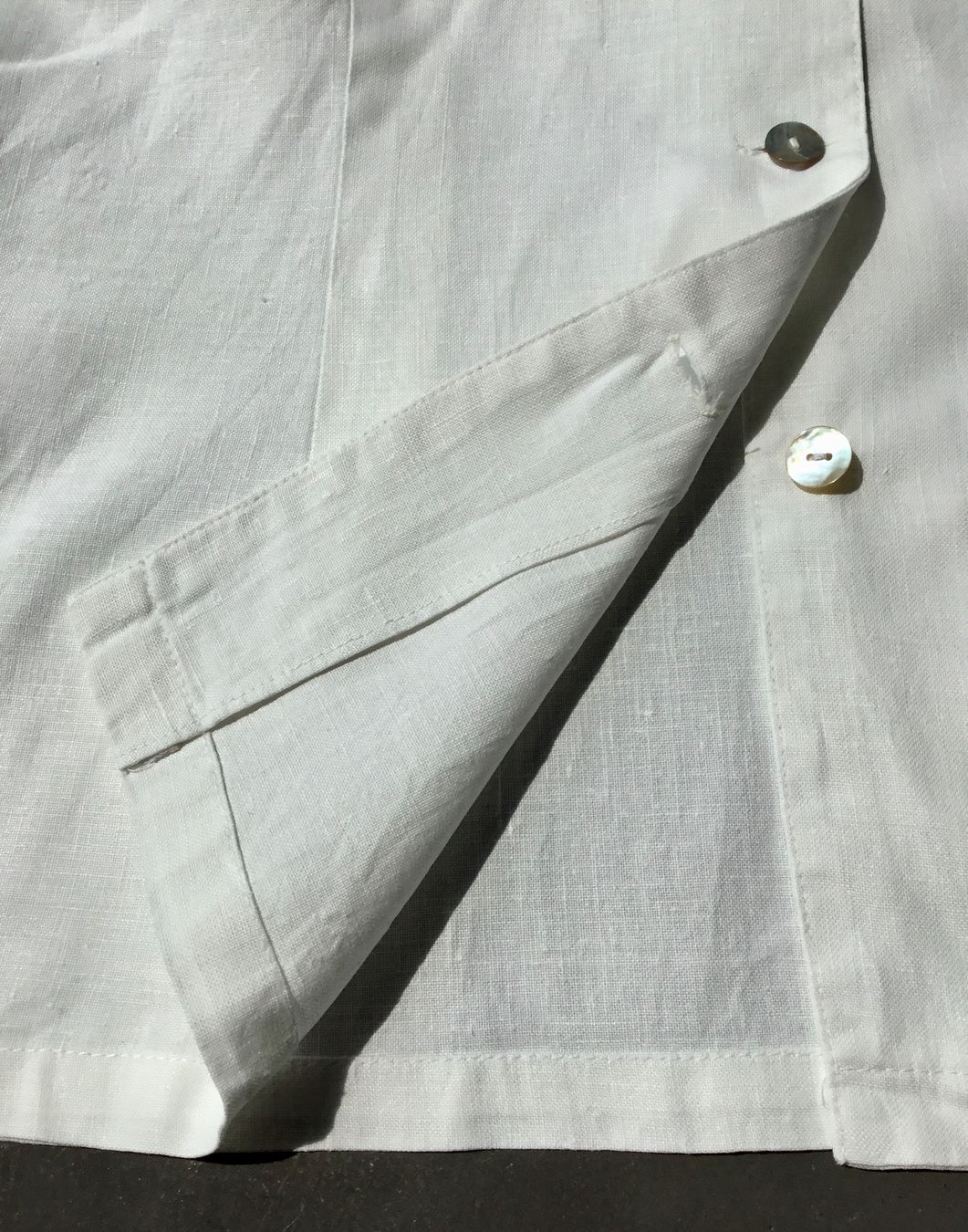 Camicette: Bluse CASABLANCA | Leinen weiss – Usato da Eggersriet venduto da Wiese61 3
