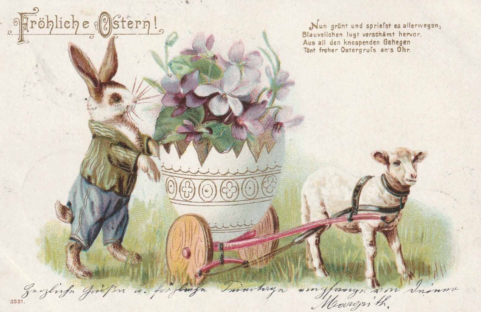 Cartoline postali: Fröhliche Ostern – Usato da Rorschacherberg venduto da fratovi2