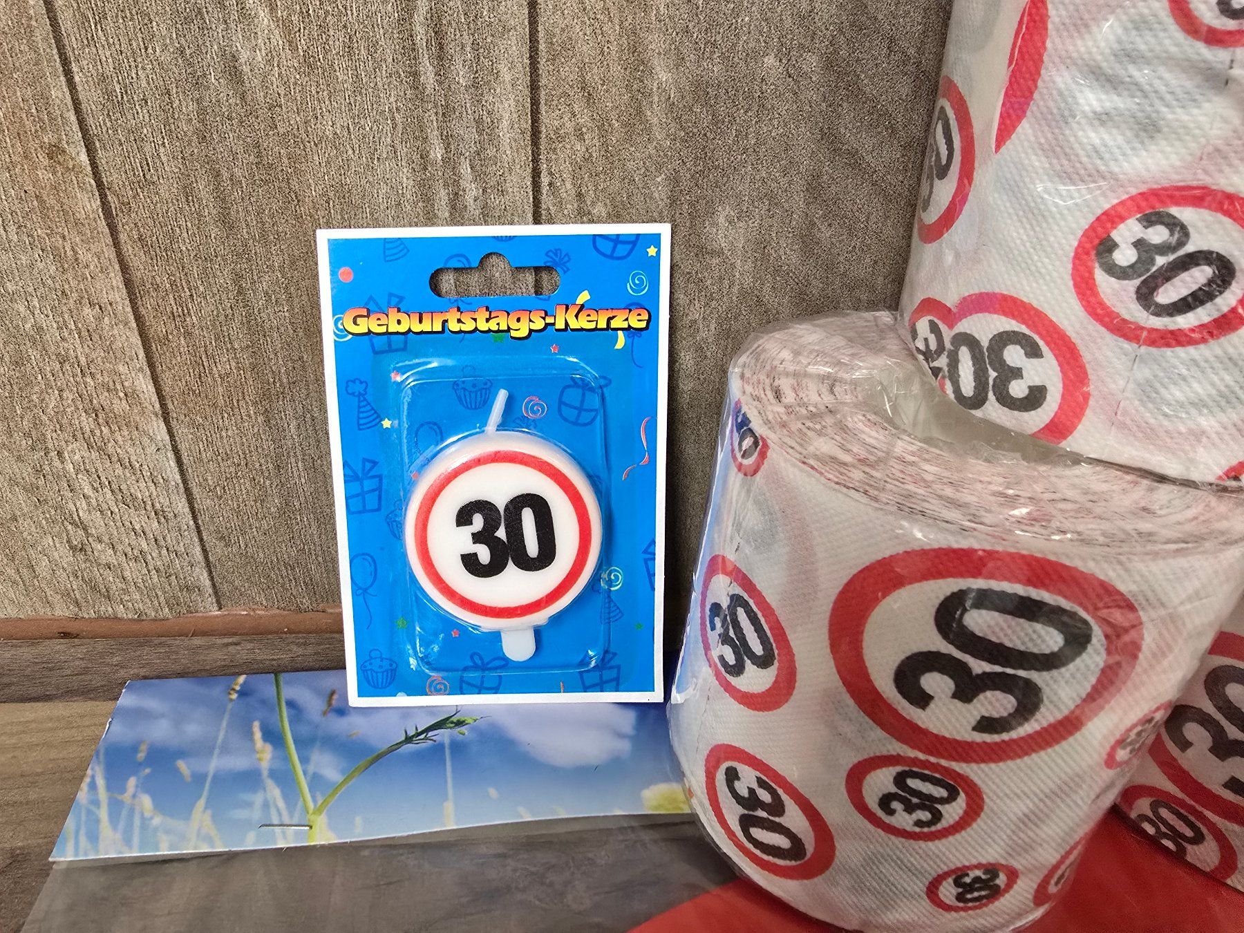 Tutte le decorazioni: Geburtstagsset zum 30. Geburtstag – Nuovo e nell'imballaggio originale da Knutwil venduto da Geschenksatelier 2