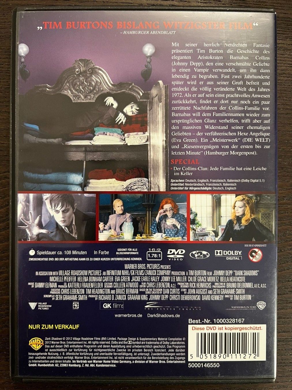 Tutti i DVDs: Dark Shadows – Usato da Zürich venduto da FilmFreunde 1