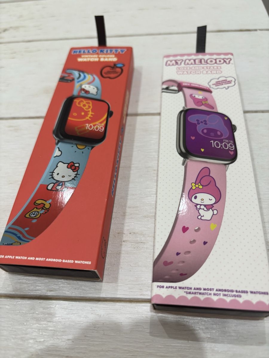 Apple Smartwatch: Cinturini Iwatch Hello Kitty + My Melody – Nuovo e nell'imballaggio originale da Losone venduto da Tilly-nb7t