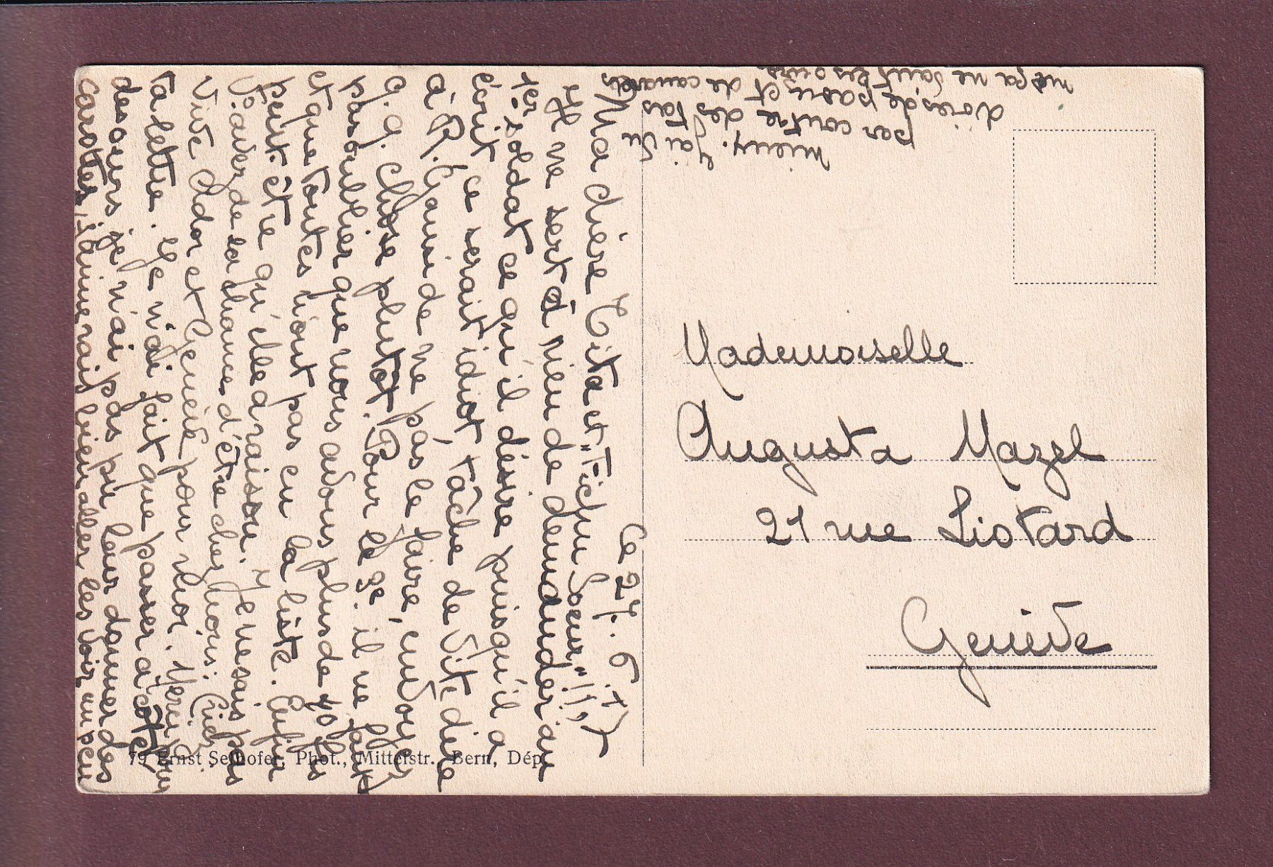 Cartoline postali: BERN - Bärengraben - 1917 – Usato da Pully venduto da nicecards 1