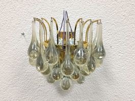Palwa Wandleuchte Muranoglas Tropfen Christoph Palme Nr.2/2
