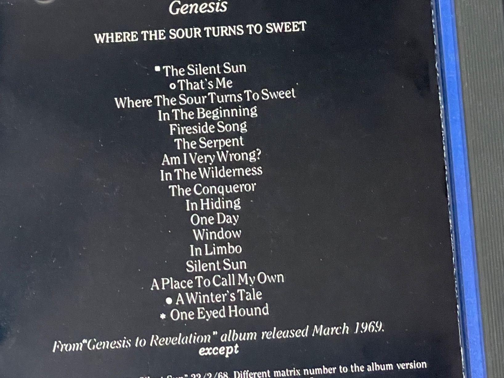 CDs: Genesis – Gebraucht aus Muri b. Bern von AdidasCollector 3