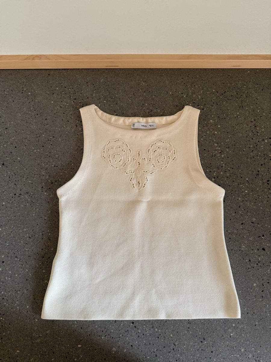 Mango Top: Mango Top, Creme, Grösse S, Neuwertig – Usato da Langenthal venduto da vik_v5ml 1
