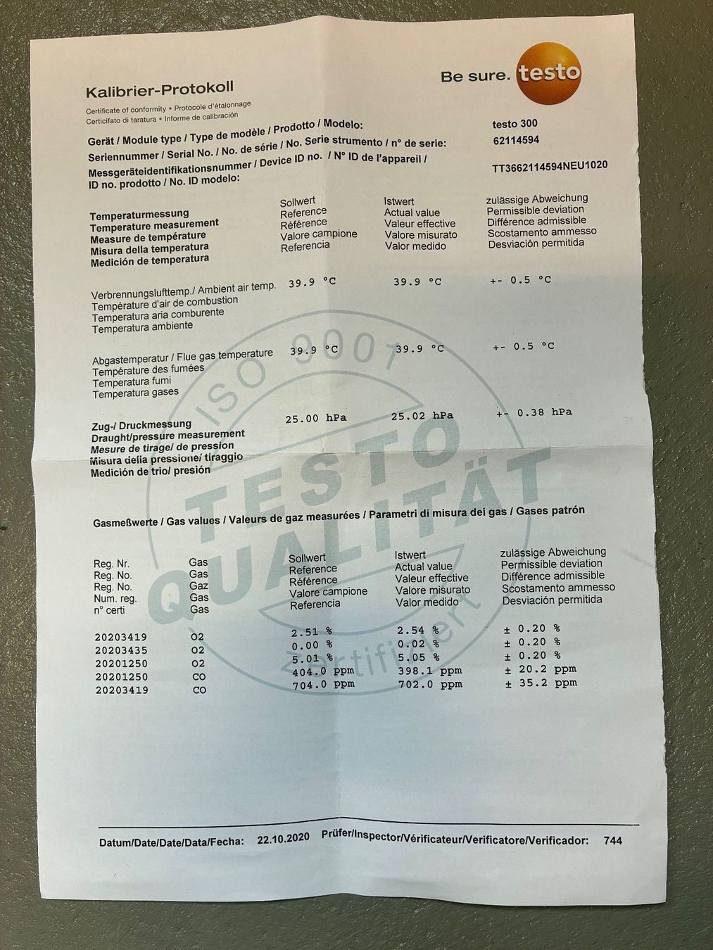 Mesurer: Testo 300 Abgas-Messgerät – D'occasion à Birrhard par Arminator5000 2