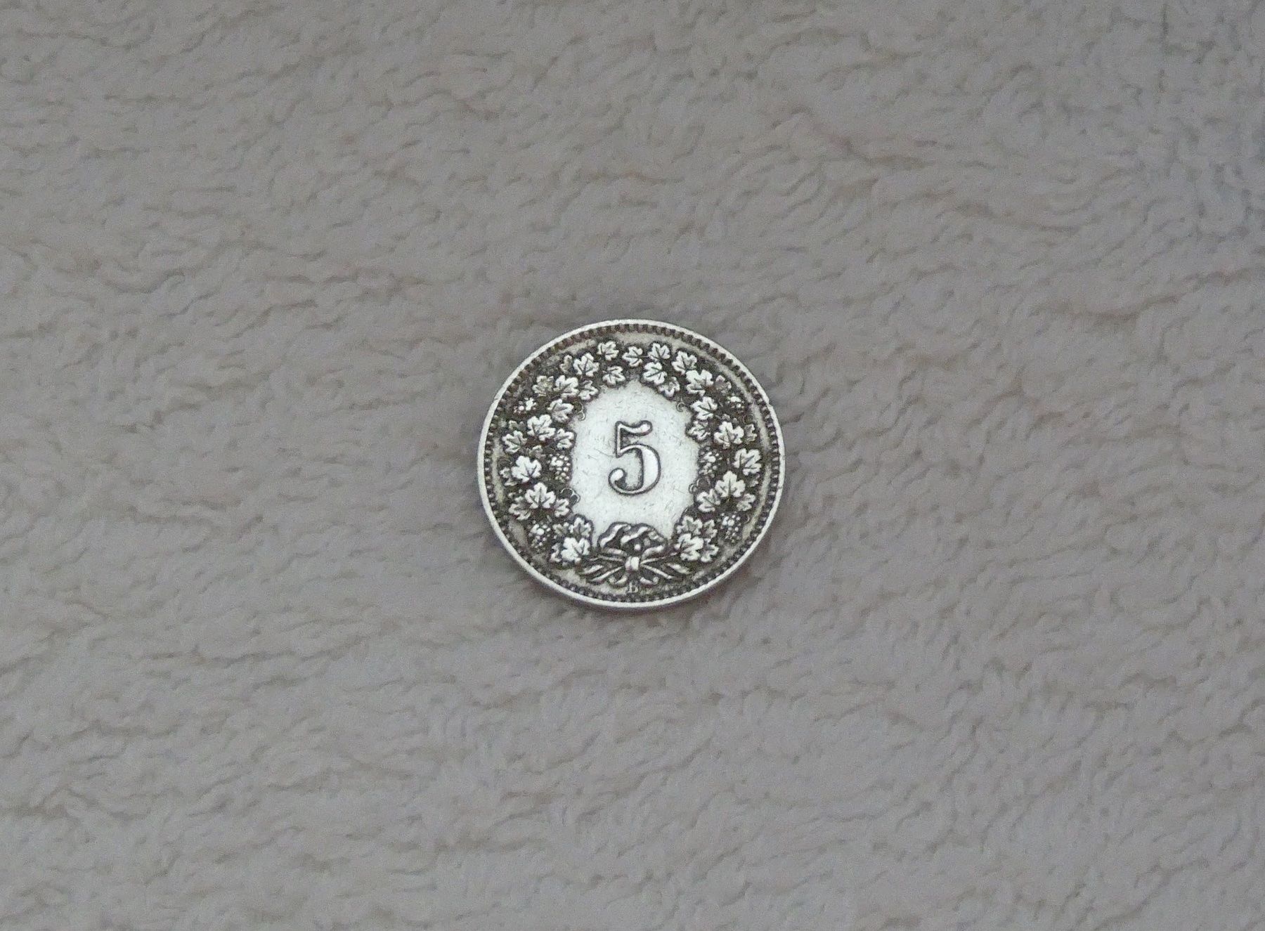 Alle Münzen: 5 centimes/Rappen 1912 – Gebraucht aus Nyon von Ilmi09 1