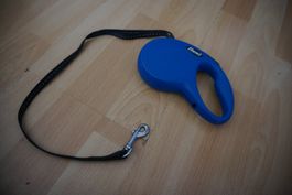 Flexi Roll-Leine blau