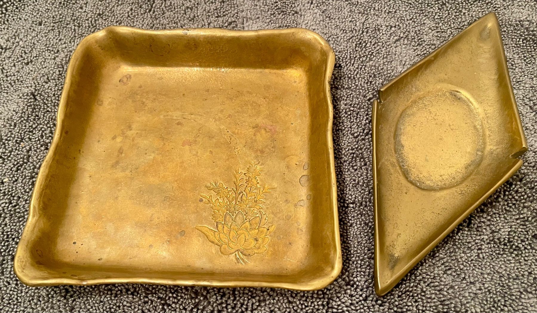 Piatti di portata: 2 Vintage Messingschalen – Usato da Gümligen venduto da VIN-TAGE-ZONE