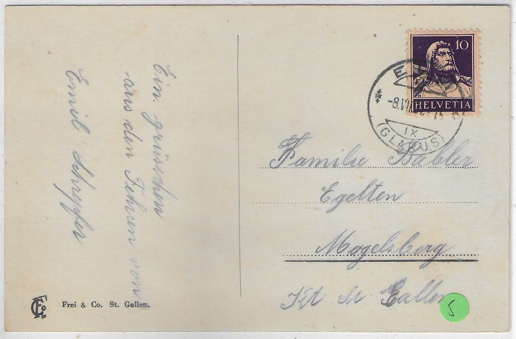 Cartes postales: Elm mit Hausstock – D'occasion à Ettingen par Kartenplanet 1