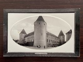 YVERDON Le Chateau, animée, PRÄGEKARTE, 1911