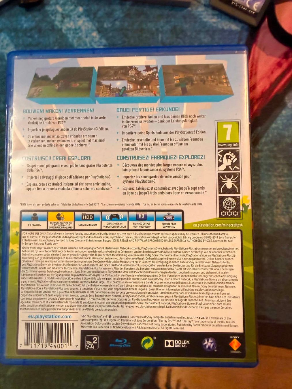 Sony Giochi: Minecraft Sony Playstation 4 – Usato da Giubiasco venduto da Ticinerd 1