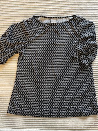 Gemusterte Shirtbluse