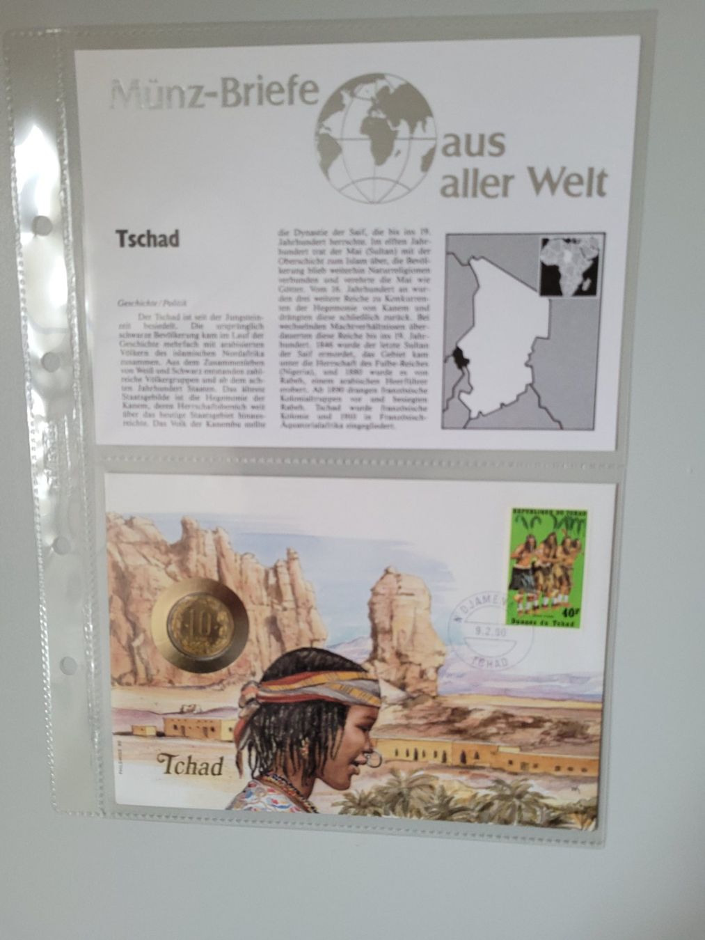 Tutti le monete: Münzbrief Tschad – Nuovo e nell'imballaggio originale da Bertschikon Gossau venduto da KEO2