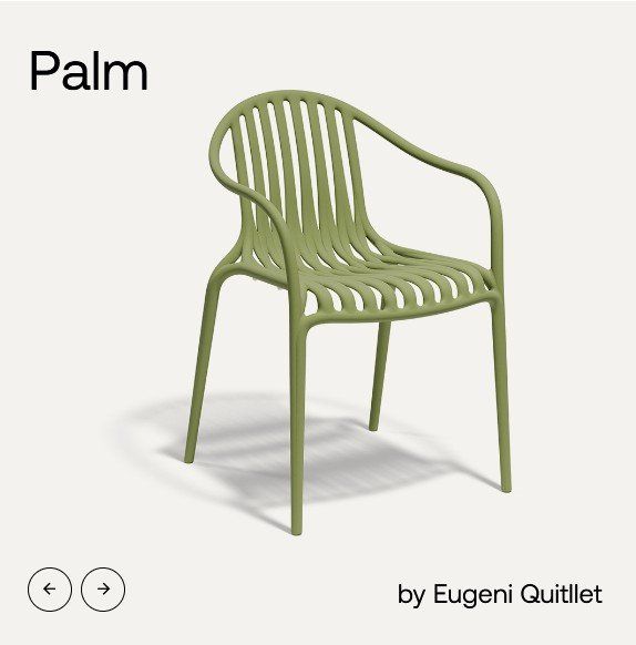 Sedie: Lot de 4 Chaises Palm Jade Vondom – Nuovo e nell'imballaggio originale da Martigny venduto da ShowroomXL 5