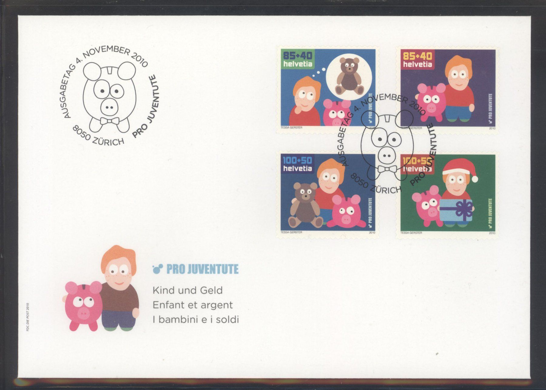 Tutti i francobolli: 2010, FDC, Pro Juventute – Usato da Willisau venduto da Vollstempel