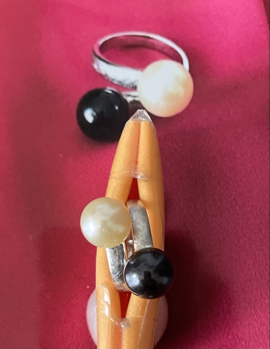 Bagues: FINGERRING WEISSGOLD 750 mit Perlen – Neuf (Voir description) à Neuenhof par Lara923