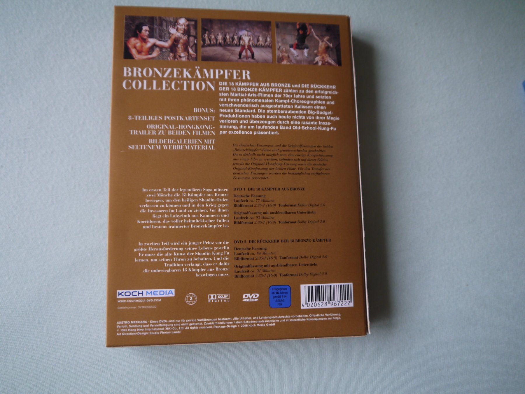 Alle DVDs: BRONZEKÄMPFER COLLECTION 2 Filme – Gebraucht aus Hagendorn von Blaf 2