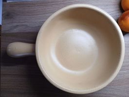 Vintage Caquelon beige