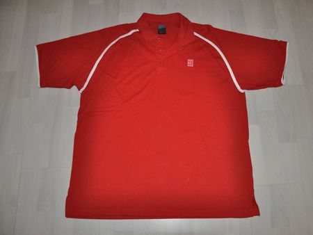 Nike Tennisshirt Poloshirt Rot XL - Top Zustand!