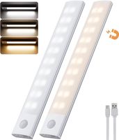 Schrankbeleuchtung LED mit Bewegungsmelder 20cm, 2 Stück