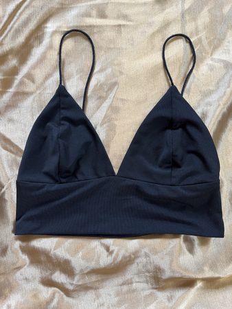 Crop top schwarz
