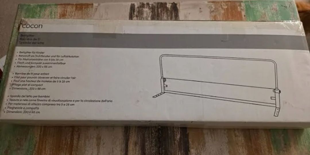 Lauf- & Sicherungsgitter: Cocoon Bettschutzgitter 200 cm, wie neu – Neu (gemäss Beschreibung) aus Cham von julayla 5
